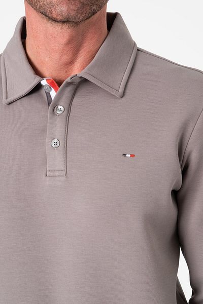 Tony Montana Ανδρικό φούτερ με βαμβακερό γιακά Polo Regular Fit-SW-1101