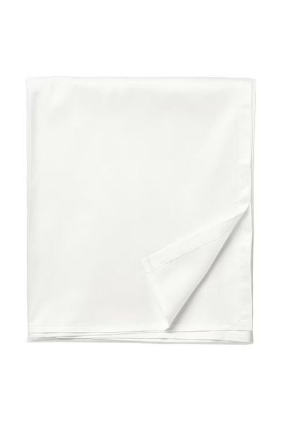 IKEA ULLVIDE White Sheet – Soft & Breathable Lyocell Cotton Blend (150x260 cm)