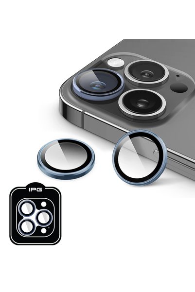 Ipg Ipg Prolens Camera Lens Protector for iPhone 14 Pro / Pro Max with Aluminum Cd Frame, Shatterproof Glass