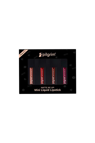 Pilgrim Mini Liquid Lipstick Pack of 4 Always on top 4 ml