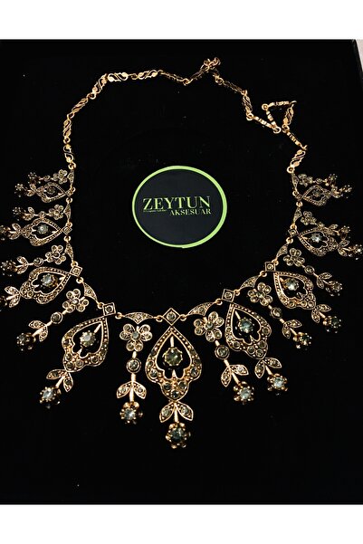 ZEYTUN AKSESUAR – ELMAS MONTÜRLÜ GERDANLIK