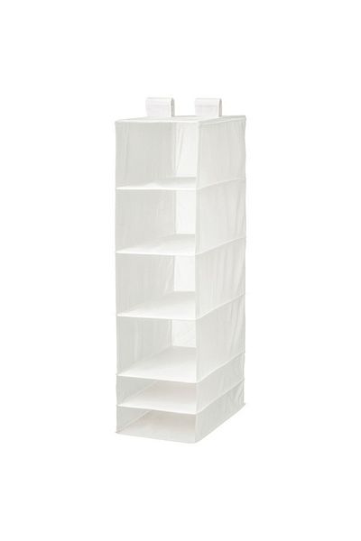 IKEA SKUBB Hanging Storage Organizer with 6 Compartments (35x45x125 cm) – Space-Saving Closet Solution