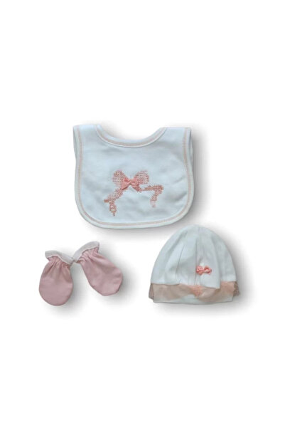BabyBird Mrpurple Cross-Stitch Embroidered 5-Piece Bodysuit Set Hospital Discharge Powder