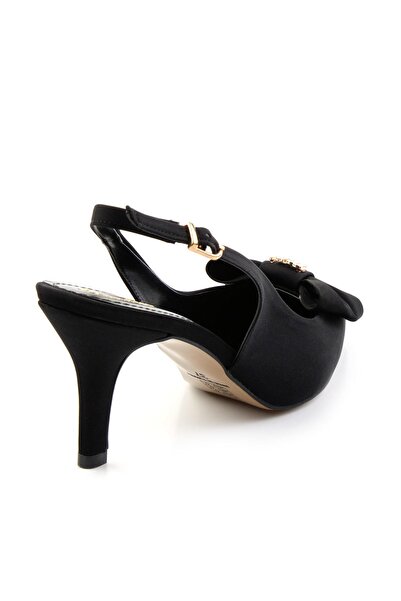Bambi Siyah Kadın Klasik Topuklu Ayakkabı K01231431204