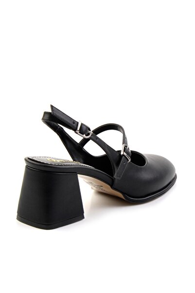 Bambi Siyah Kadın Klasik Topuklu Ayakkabı K01231443209