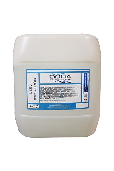 DORA Laun Nötr 20kg.(18,6lt.) Endüstriyel Notralıze Edici Yardımcı Yıkama Mad...