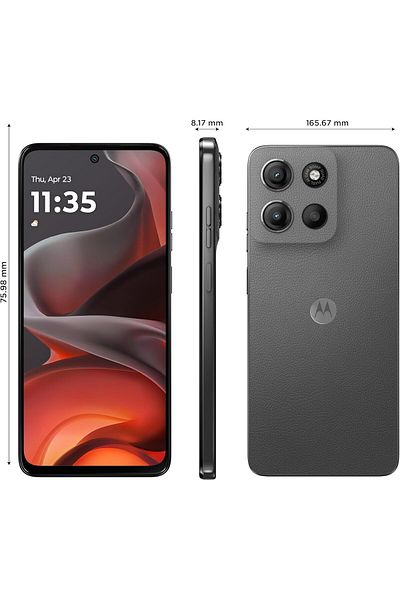 Motorola G15، ثنائي الشريحة، 4G، 8+16 جيجابايت رام، 256 جيجابايت روم - رمادي جرافيتي