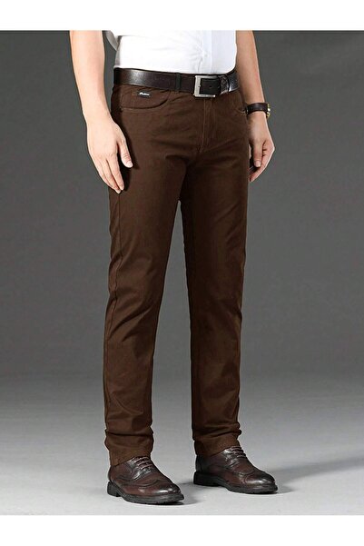 WKM Ανδρικό τζιν παντελόνι με κανονική εφαρμογή, χαλαρή εφαρμογή, μη τζιν