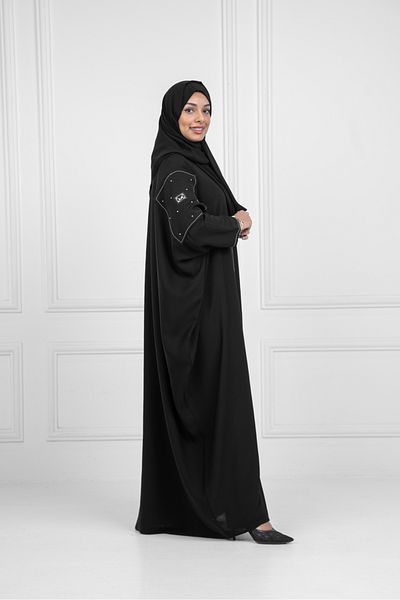LAVİNİA Lavinia women's abaya with premium fursan fabric