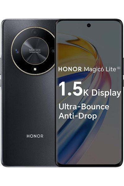 HONOR Magic6 Lite, 5G Dual SIM , 8GB RAM 512GB ROM , Midnight Black