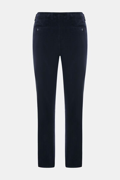 W Collection Dark Blue Pipe Leg Trophy Sports Pants