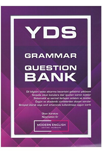 Modern English YDS Grammar Question Bank