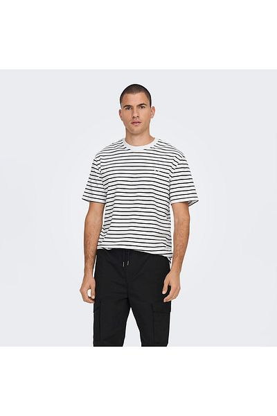 Only & Sons Ανδρικό μπλουζάκι Henry (22024741-BW)