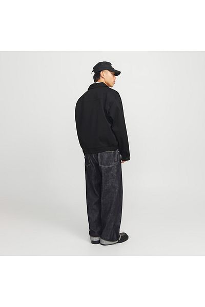 Jack & Jones Ανδρικό μαύρο μπουφάν Islington (12272890-B)