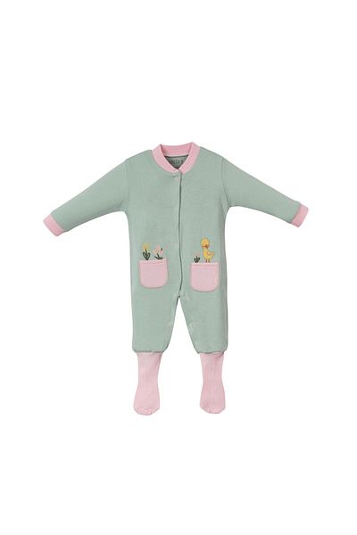 Necix's Duck sock booties jumpsuit set