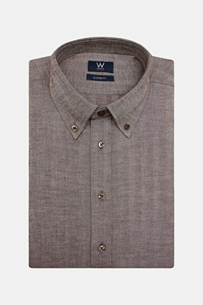 W Collection COFFEE LONG SLEEVE SHIRT