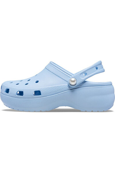 Crocs Classic Platform Pearl Clog Mavi Kadın Terlik