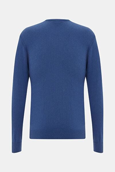 W Collection Indigo Crewneck Long Sleeve Sweater