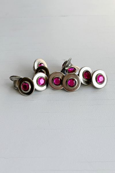 BERRİN AKSESUAR 14mm Colorful Fixed Jeans Denim Jacket Button 10 Pcs
