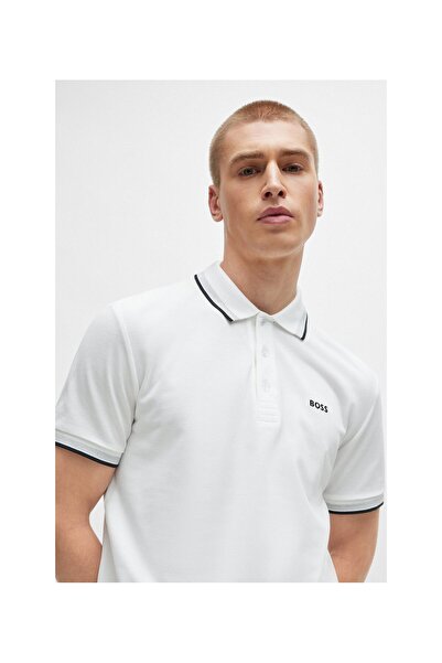 BOSS Regular Fit Cotton Polo T Shirt Men's Polo T Shirt 50469055 100