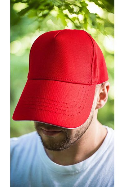KEYFHOME 🧢   Red Unisex Sports Hat Summer – Cotton Sweatband & Air Holes