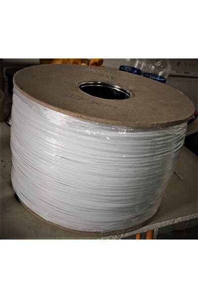 galipoglu Pvc Kaplı Bağ Teli, Torba Teli, Klips Beyaz 9 Cm'lik/kg