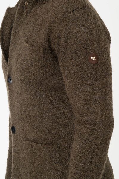 Tony Montana Ανδρικό πλεκτό μάλλινο μπουφάν Lux Tech Classic Fit-TC-1016