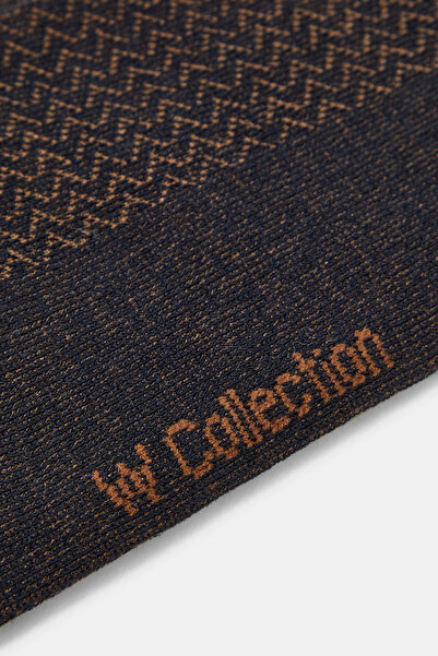 W Collection Dark Blue Cotton/Bamboo Socks