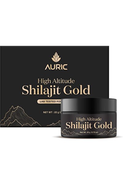AURIC شيلاجيت/شيلاجيت راتنج ذهبي عالي الارتفاع 20 جم