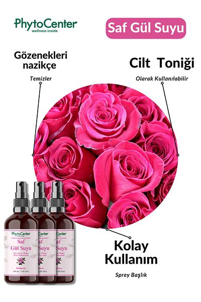 PHYTOCENTER ماء الورد الطبيعي النقي