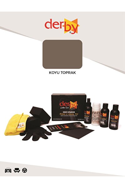 Derby Koyu Toprak Oto Torpido, Plastik, Trim Ve Bakalit Aksam Boyama Ve Yenileme Seti - 4'lü Set