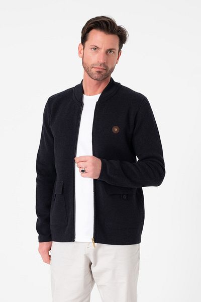 Tony Montana Classic Mold Stand Collar Lux Tech Men's Seasonal Coat-Tc-1020