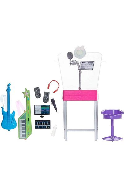 Barbie Career Places Playsets - Musician Recording Studio, Multi
