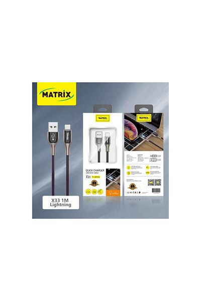 Matrix USB to Lighting Cable - 1 Meter - X33