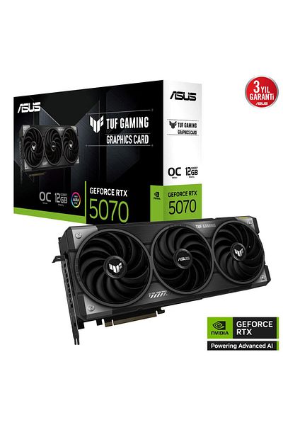 ASUS Tuf-Rtx5070-O12G Gaming Graphics Card 12Gb Gddr7 Dp/Hdmi Pci 5.0
