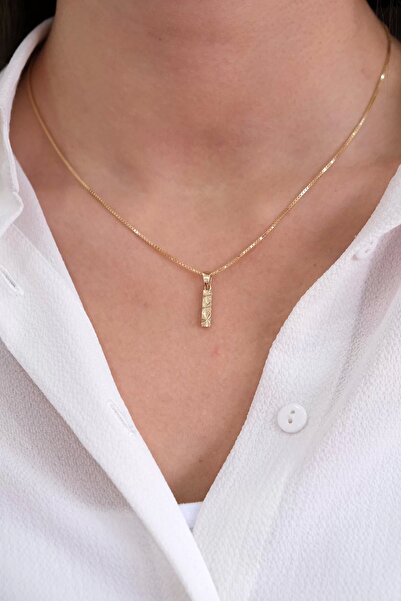 Güzide Kuyumcu Güzide 14 Ayar Altın I Harfi Kolye Ucu