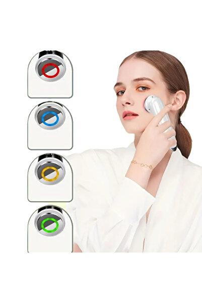 Müstesna Mikro Akım Sıcak Kompres LED Işık Terapili Cilt Bakım Cihazı Yüz Göz...