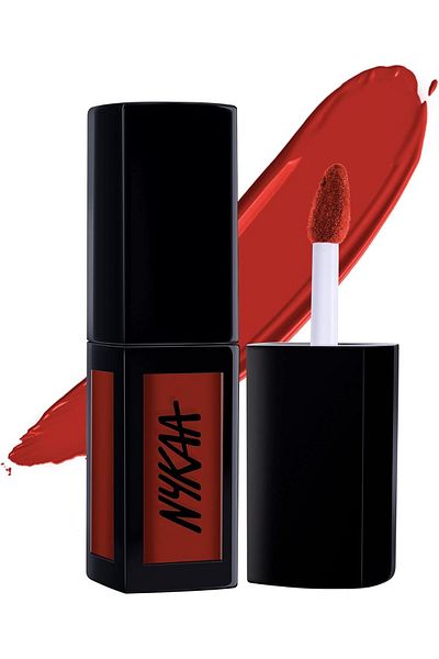 nykaa Matte To Last ! Liquid Lipstick - Guwa hottie -03