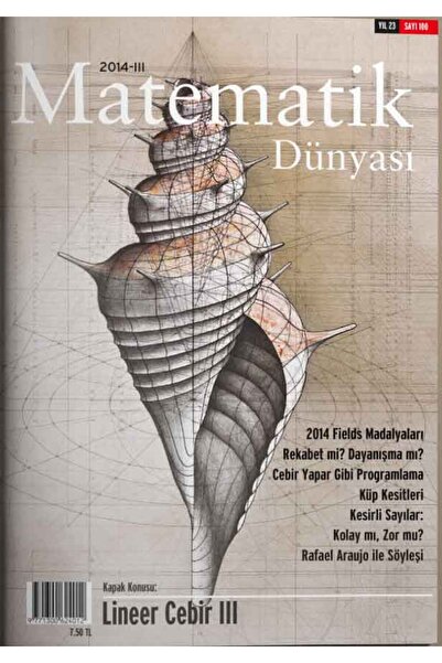 Nesin Yayınevi Matematik Dünyası Dergisi Sayı:100 Yıl:2014 - III