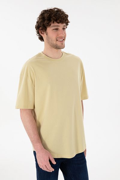 U.S. Polo Assn. Men's Light Khaki Basic T-Shirt 50305988 -Vr183