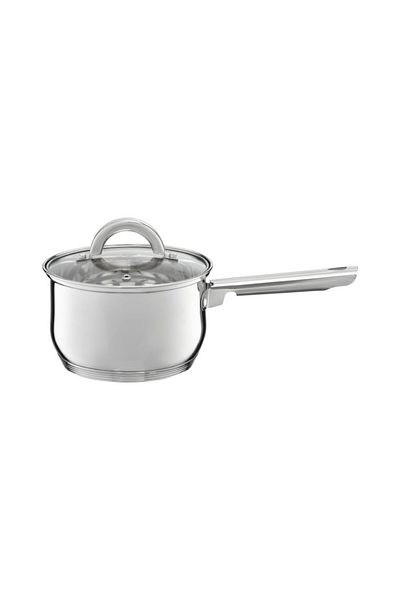 Ambition Stainless steel saucepan with lid 16cm, 1.9L, Berry