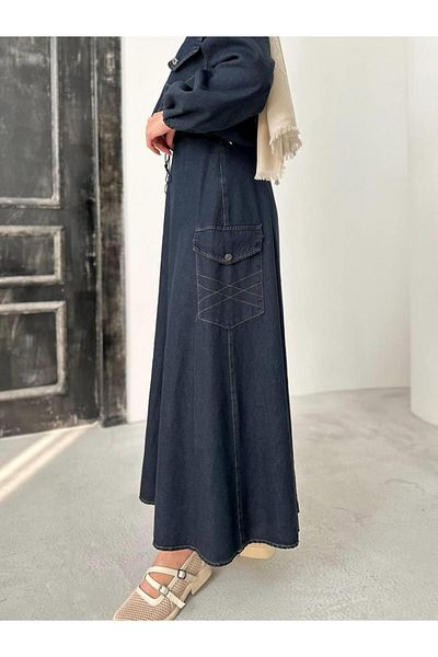 Cardella Premium Quality Denim Jeans Skirt Jacket Suit Double Design Jean Suit
