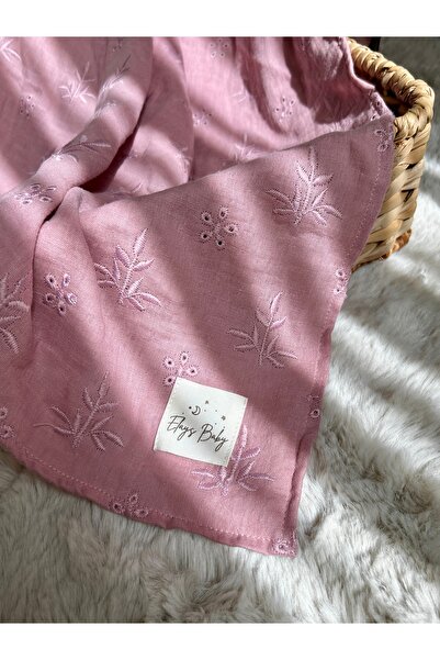 ElaysBaby Çift Katlı Fistolu Müslin Battaniye %100 Pamuk 70x70cm