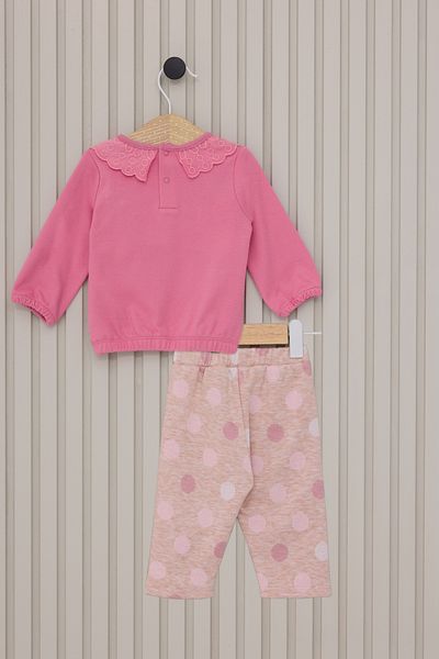 U.S. Polo Assn. Baby Girl Pink Pajama Set 50315416 -Vr041