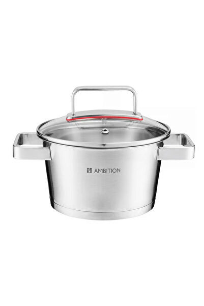 Ambition Oala inox cu capac 24cm, 5.3L, Selection