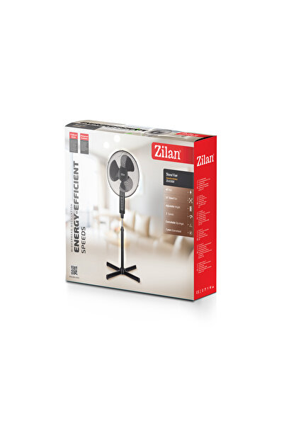 Zilan Stojanový ventilátor ZLN2000, nastavitelná výška, 40 W, 3 rychlostní stupně