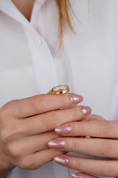 Arpaş Güzide 14 Ayar Altın Taşlı Yüzük