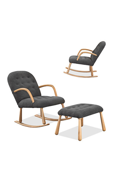 livenfal Naya Ahşap Sallanır Berjer