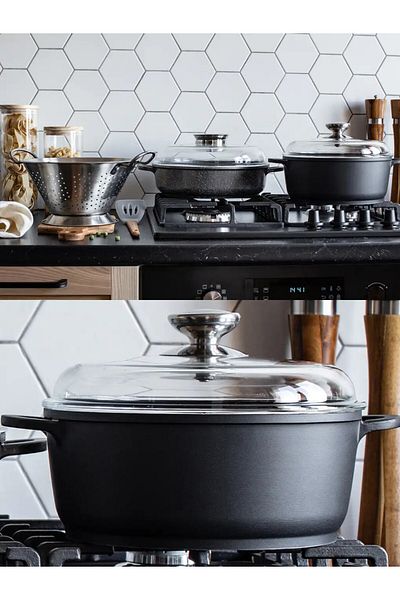 Ambition Pot with lid 28cm, 6.5L, Teflon™ Platinum Plus coating, Taurus