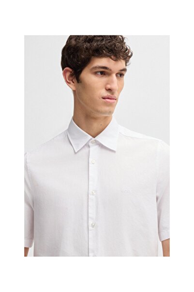 BOSS Oxford pamuktan normal kesim gömlek